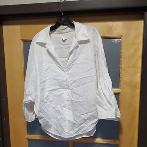 TOME Stylish White Button-Up Blouse